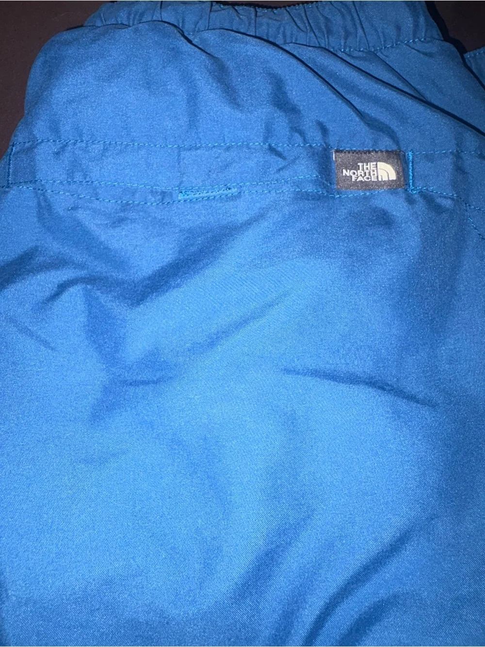 The North Face Bright Blue Hiking Shorts with Integrated Belt